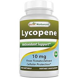 Best Naturals Lycopene Tomato Extract 10 mg 240 Softgels