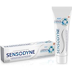 Sensodyne Sensitive Toothpaste for Sensitive Teeth Complete Protection, 3.4 Oz