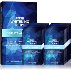 Teeth Whitening Strips for Teeth Sensitive , Reduced Sensitivity White Strips for Teeth Whitening , Dental Teeth Whitening Kit Pack of 28 Whitener Strips 14 Treatments