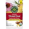 Traditional Medicinals Throat Coat Organic Pectin Throat Drops, Lemon Ginger Echinacea, Soothes Sore Throats Pack of 3