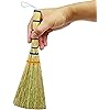 Small Brush Broom Corn Whisk 11 Inch for Cleaning,Sturdy Hand Brush for Indoor and Outdoor Use, Stiff Bristle Design Easily Cleans Floor and Car Mats