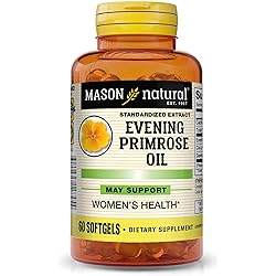 Mason Vitamins Evening Primrose Oil Woman's Health Softgels, 60 Count 1284-60