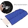 Wheelchair Blanket, Wheelchair Fleece Wrap Blanket Thicken Warm Wheelchair Cozy Cover for Adults The Aged Patient 蓝色