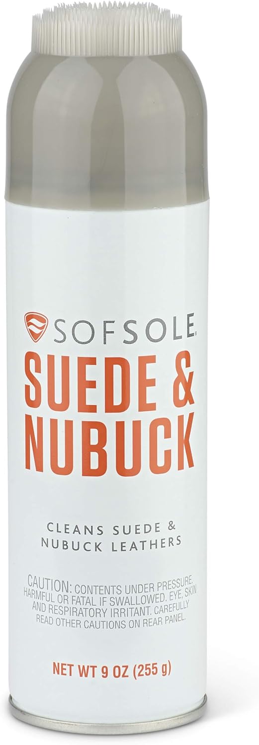 Sof Sole Suede and Nubuck Leather Shoe Cleaner, 9-Ounce