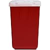Oakridge Products 2.2 Quart Size Needle Disposal Container | Personal use Size | Rotary lid