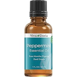Viva Doria 100% Pure Northwest Peppermint Essential Oil, Undiluted, Food Grade, Steam Distilled, Made in USA, 30 mL 1 Fluid Ounce