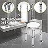 ZAANTA Bathroom Stool Bathroom Height Adjustable Elderly Bath Shower Chair， Furniture Shower Stool Rhythm Chair ，Seat Non Slip Handicapped Toilet