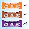 Pure Protein Bars, High Protein, Nutritious Snacks to Support Energy, Low Sugar, Gluten Free, Variety Pack, 1.76 oz Pack of 18
