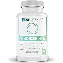 Nitric Oxide Supplement: Nature's Pure Blend - L-Arginine - Blood Pressure Support - 1500MG - Nitric Oxide - Nitric Oxide Booster - Amino Energy - Preworkout for Men, Muscle Growth, Energy