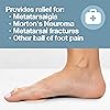 ZenToes 4 Pack Gel Metatarsal Foot Pads Ball of Foot Cushions for Pain Relief from Metatarsalgia, Morton’s Neuroma, and Metatarsal Fractures Beige