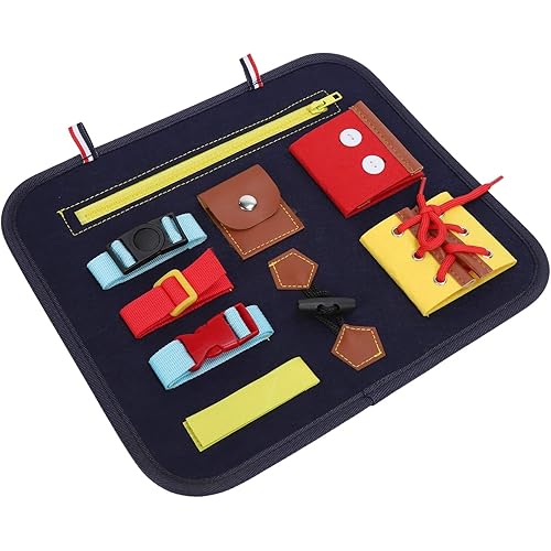 Sensory Board Fidget Blanket Relief Memory Loss Sensory Pad with Activities Memory Learning Board for Agility Improved