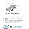 EZ-Access Suitcase Trifold Portable Ramp with an Applied Slip-Resistant Surface, 10 Foot