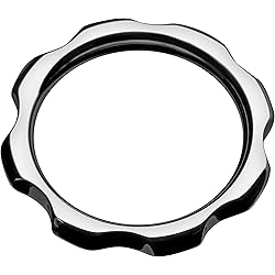 Master Series Gear Head Metal Cock Ring, 1.75 Inch