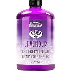 Best Lavender Essential Oil 8oz Bulk Lavender Oil Aromatherapy Lavender Essential Oil for Diffuser, Soap, Bath Bombs, Candles, and More