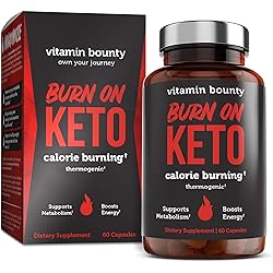 Burn on Keto Pills - Premium Ketones & Green Tea, Promote Ketosis, Boost Energy & Focus