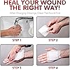 HEALQU Bordered Gauze Island Dressing - 30 Count, 4" x 4" Sterile Individually Wrapped Gauze Pads with Water-Resistant, Non-Woven Backing - Soft and Breathable Wound Dressing for First Aid and Medical