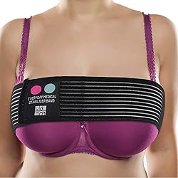Everyday Medical Breast Implant Stabilizer Band I Post Surgery Breast Augmentation and Reduction Strap I Chest Belt I Breast Support Bandage I One Size Fits All