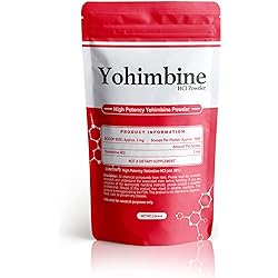 Yohimbine HCl Powder | 3mg per Scoop | 1000 Scoops per Packet | 3 Grams