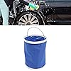 Tgoon Folding Water Container, Prevents Water Penetration Sturdy Portable Oxford Cloth Foldable Bucket 13L Large Capacity Space Saving for Outdoor