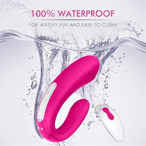 Rechargeable Clitoral and G-Spot Vibrator, Waterproof Couples Vibrator with 9 Powerful Vibrations, Wireless Remote Control Clitoris G Spot Stimulator, Adult Sex Toy for Women Solo Play or Couples Fun