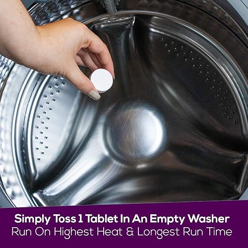 Rejuvenate Washing Machine Cleaner & Deodorizer Tablets 3 Months Supply 3 Tablets