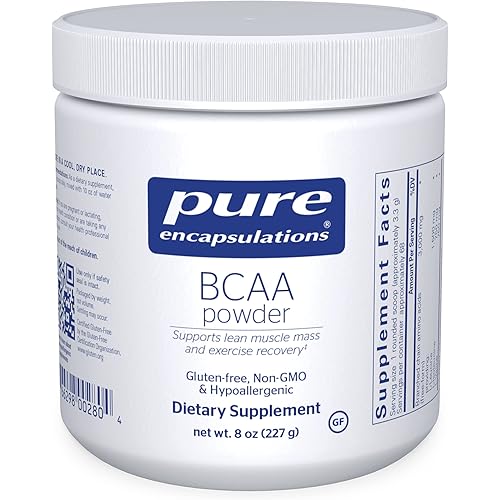 Pure Encapsulations - BCAA Powder - Hypoallergenic Supplement to Support Muscle Function During Exercise - 8 Ounces