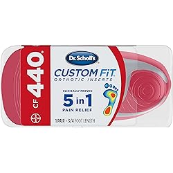 Dr. Scholl's Custom Fit Orthotic Inserts, CF 440, Red