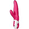 Satisfyer Mr. Rabbit Vibrator - G-Spot and Clitoris Stimulator, 12 Vibration Programs, Flexible Shaft, Retaining Ring - Soft Silicone, Waterproof, Rechargeable
