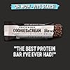 Barebells Protein Bars Cookies & Cream - 12 Count, 1.9oz Bars - Protein Snacks with 20g of High Protein - Low Carb Protein Bar with No Added Sugar - Perfect on The Go Low Carb Snack & Breakfast Bars
