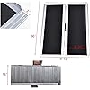 Fullwatt 3FT Non Skid Aluminum Portable Wheelchair Ramp Folding Portable Wheelchair Scooter Ramp with Carrying Handle 36 Inch x 29 Inch