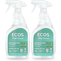 ECOS, Earth Friendly Products Shower Cleaner with Tea Tree Oil, 22 Fl Oz Pack of 2
