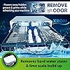 XROM High Efficiency Natural Dishwasher Cleaner and Descaler, Removes Odors & Hard Water Stains, Limescale & Detergent Build-Up, Powerful Descaling, 6 Tablets