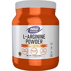 NOW Sports Nutrition, L-Arginine Powder, Nitric Oxide Precursor, Amino Acids, 2.2-Pound