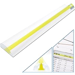 MagniPros 2X Magnifying Bar Magnifier Ruler with Guide Lineso You Won't Miss a line Ideal for Reading Small Prints and Document