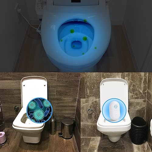 TAISHAN Toilet UV Sanitizer Light，Rechargeable Handheld UVC Disinfection Lamp，Ultraviolet Sterilizer Wand with Adhesive Attachment，Portable UV-C Cleaner for Home, Bath Room, Toilet, Car, Travel