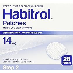 Habitrol Patches Stop Smoking Aid Patches - 28 Each Step 2 - 14 Mg