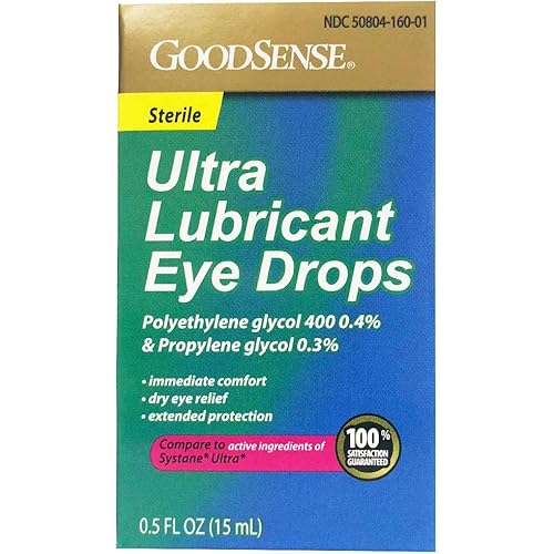 GoodSense Extended Protection Sterile Ultra Lubricant Eye Drops, 0.5 Fl Oz