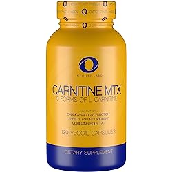 Infinite Labs L Carnitine 1000mg MTX - Amino Acid Blend of Carnitine Fumarate, L-Carnitine L-Tartrate, Acetyl L-Carnitine, L-Carnitine HCL, L-Carnitine Base 120 Veggie Capsules