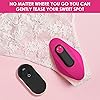 Wearable Panty Vibrator with Remote Control for Women,G-spot Butterfly Vibrator Stimulation Clit with 9 Vibration Adult Sex Toy for Women and Couples