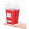 All New Alcedo Sharps Container for Home Use and Professional 1 Quart Plus 3-Pack, Biohazard Needle and Syringe Disposal, Small Portable Container for Travel