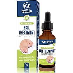 Natural Anti Fungal Nail Treatment Extra Strength Liquid Drops – Homeopathic Healing Herbal Fungus Killer for Toenails, Athlete's Feet, Jock Itch, Ringworm, Skin Rash – Quick, Safe Antifungal Remedy