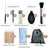 108 Pieces Hearing aid Cleaning Tools, Cleaner Kit for Rechargeable Hearing Amplifier, Earphone Earbuds Case