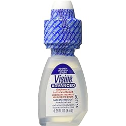 Visine Advanced Relief Eye Drops, 0.28 Fl Oz
