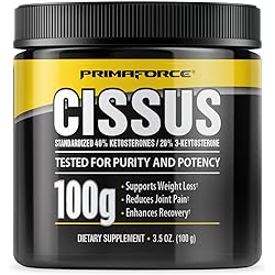 PrimaForce Cissus Quadrangularis Extract, Unflavored Powder, 100 Grams - Premium Joint Pain Relief for Men and Women, Enhances Recovery