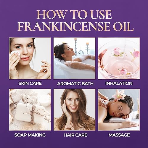 Calmoura Frankincense Essential Oil Therapeutic Grade for Meditation and Skin Care — Undiluted Natural Frankincense Pure Oil That Promotes Meditative and Spiritual Awareness