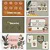 Plant Pun Notecard Assortment 4 78" x 3 12" Blank Cards With White Envelopes 6 Unique Plant Lady Inspired Designs