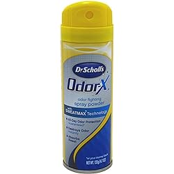 Dr. Scholl's Odor-X Odor Fighting Spray Powder 4.70 oz Pack of 10