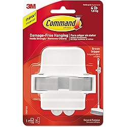 Command 8358002331 08358002331 Broom Gripper, Band, 4-Pack, 4 Pack, GreyWhite, 2 Count