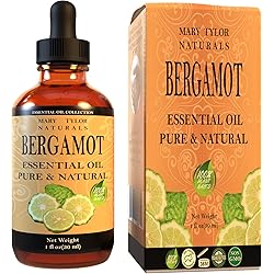 Bergamot Essential Oil 1 oz, Premium Therapeutic Grade, 100% Pure and Natural, Perfect for Aromatherapy, Diffuser, DIY by Mary Tylor Naturals