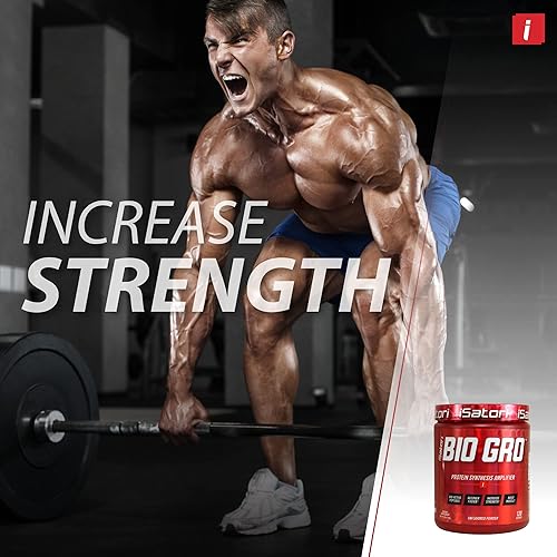 iSatori Bio-GRO Protein Synthesis Amplifier - Build Lean Muscle, Speed Recovery and Increase Strength - Bio-Active Proline-Rich Peptides Post Workout Muscle Builder - Unflavored 120 Servings